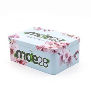 rectangle tin box with lid for sanitary pads packaging-2