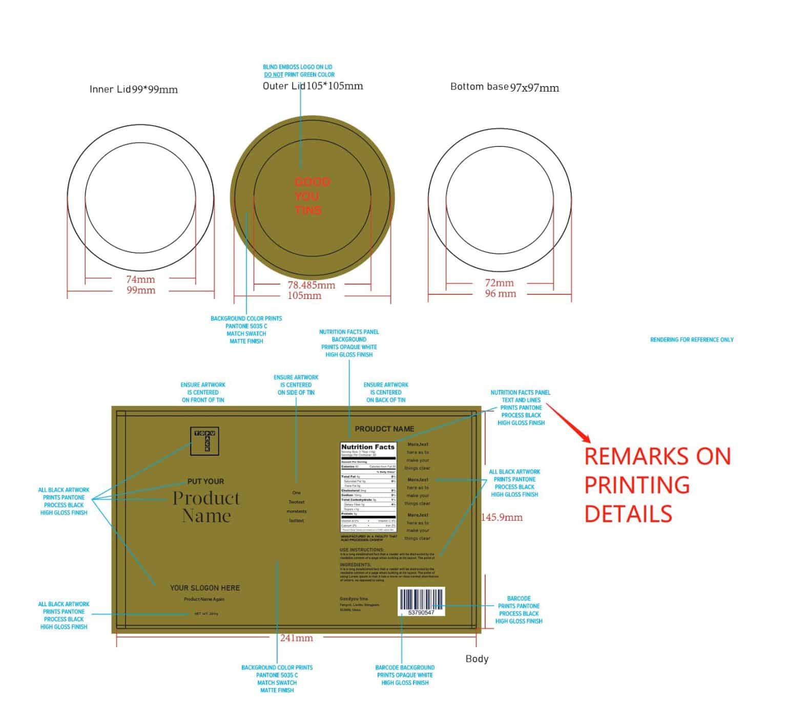 Step-by-Step Guide on How To Read And Place Graphic Artwork on A Tin ...
