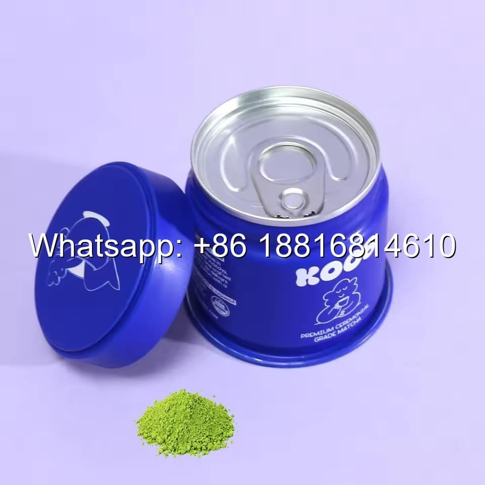 Premium Ceremonial Grade Matcha tin cans 2