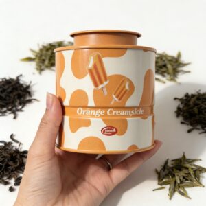 Colorful Cylindrical Matcha Tin Can (1)