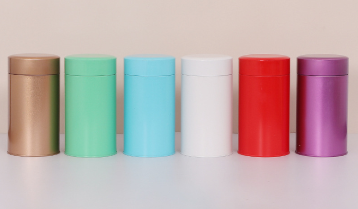Custom Food Grade Matcha Tea Jar Metal Loose Leaf Tea Metal Container (5)