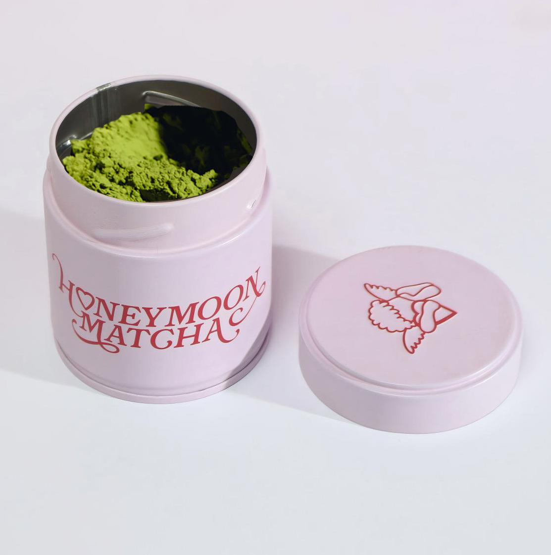 Custom Printing pink Airtight 30g 50g Matcha Tin Can (2) Custom Printing pink Airtight 30g 50g Matcha Tin Can (2)