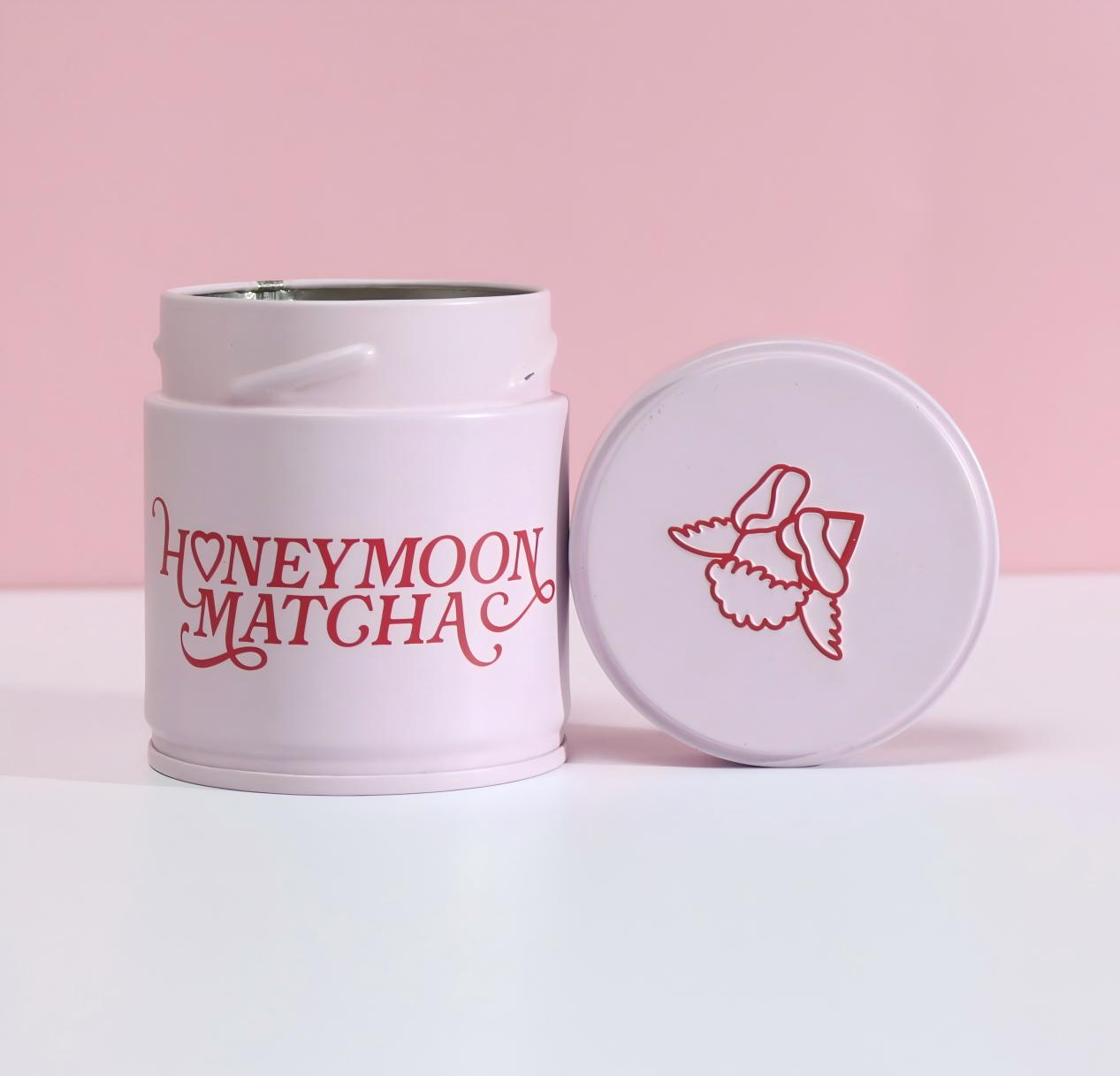 Custom Printing pink Airtight 30g 50g Matcha Tin Can (3) Custom Printing pink Airtight 30g 50g Matcha Tin Can (3)