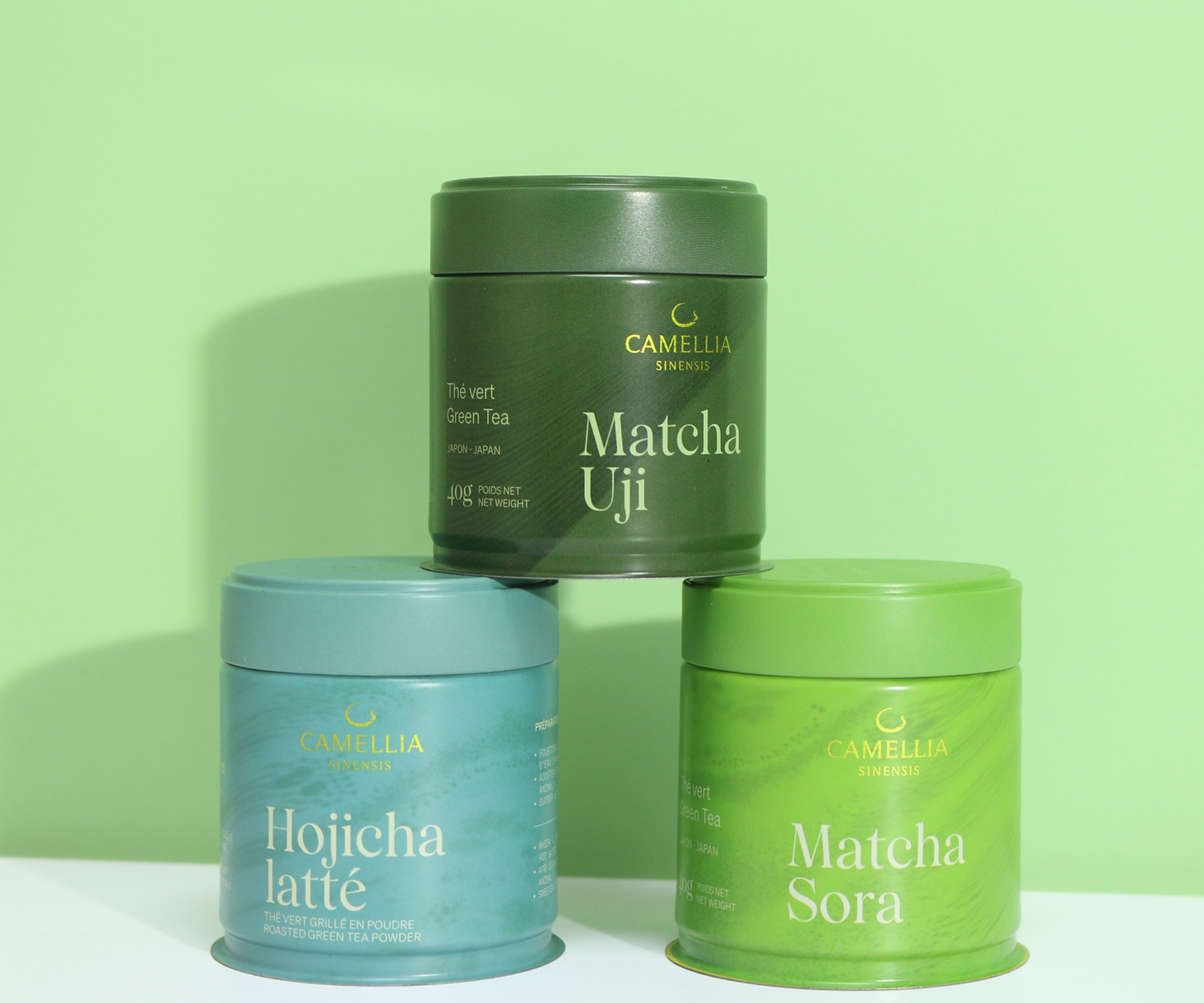 Empty Tinplate Metal Round Matcha Tin Cans (2) Empty Tinplate Metal Round Matcha Tin Cans (2)