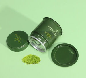 Empty Tinplate Metal Round Matcha Tin Cans (5)