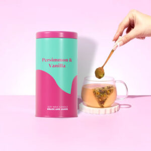 Empty sealed Round pink Metal Tea Matcha Tin Can (4)
