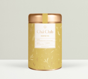 Gold Metal Round Matcha Tea Tin (2)
