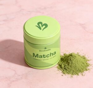 Green Tea Spice Packaging Empty Metal Round 30g 40g 50g Matcha Tin Box (3)