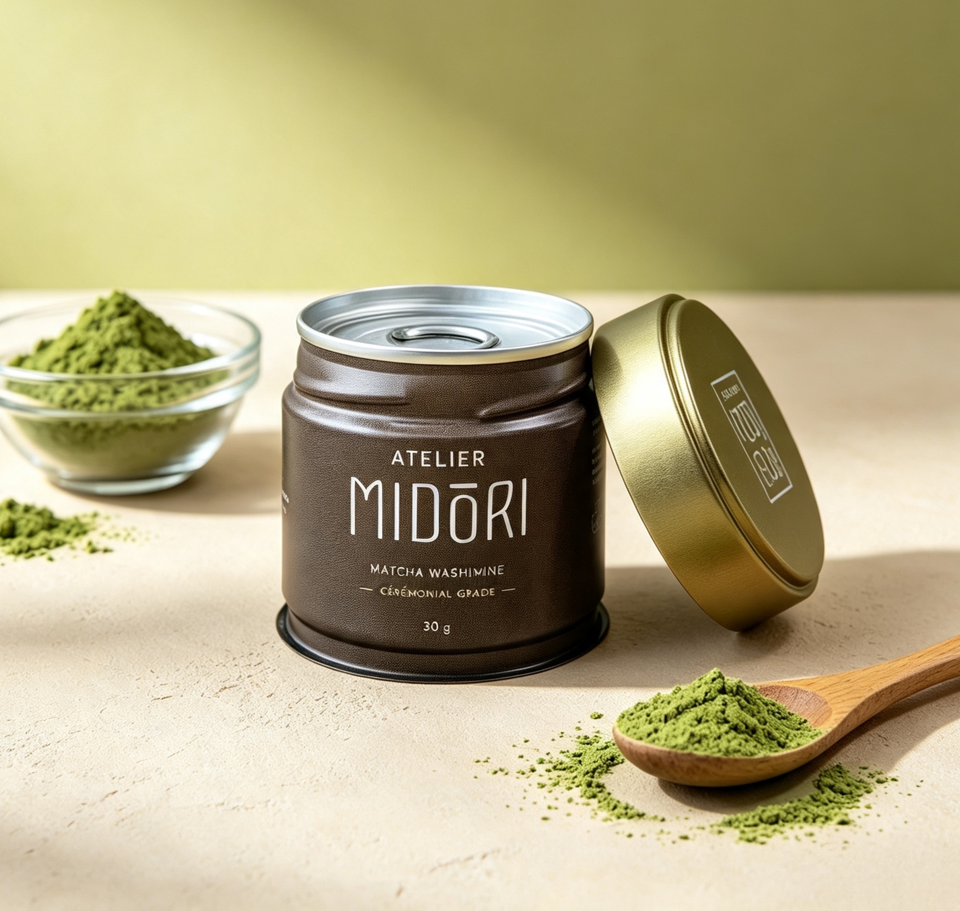 matcha tin can with gold lid (2) matcha tin can with gold lid (2)