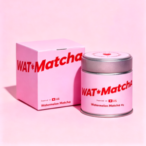 pink matcha small tins